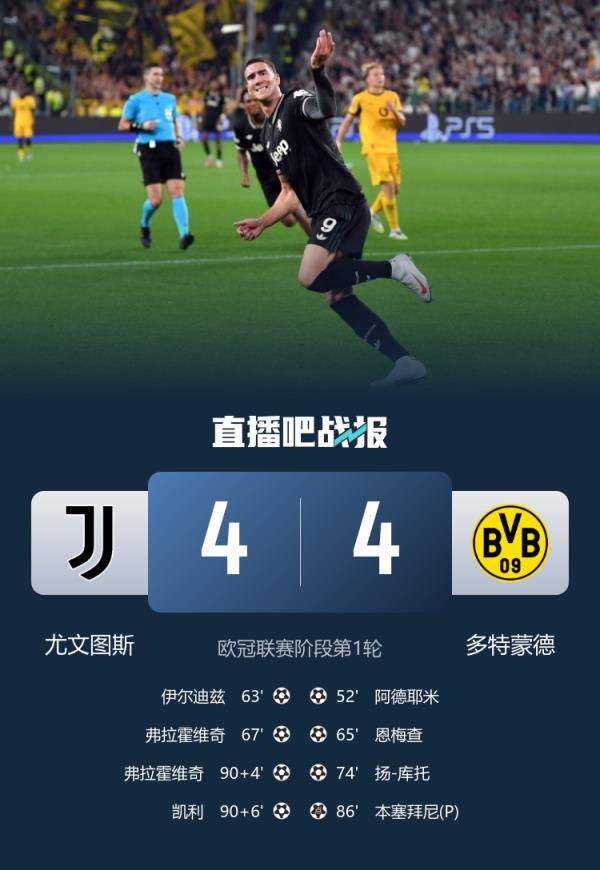 能进也能丢！尤文连续两场进4球，同时两场狂丢7粒进球